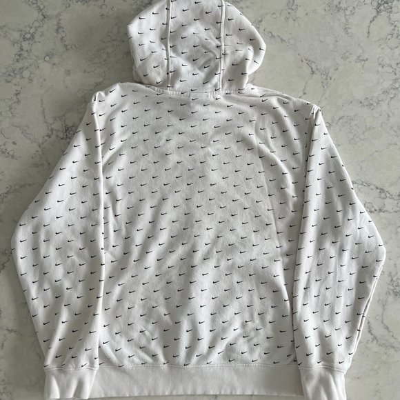 NIKE White Swoosh logo Hoodie - Picture 2 of 4